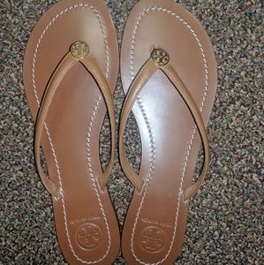 Tory Burch leather flip flop